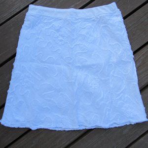 Max Studio White Skirt Medium
